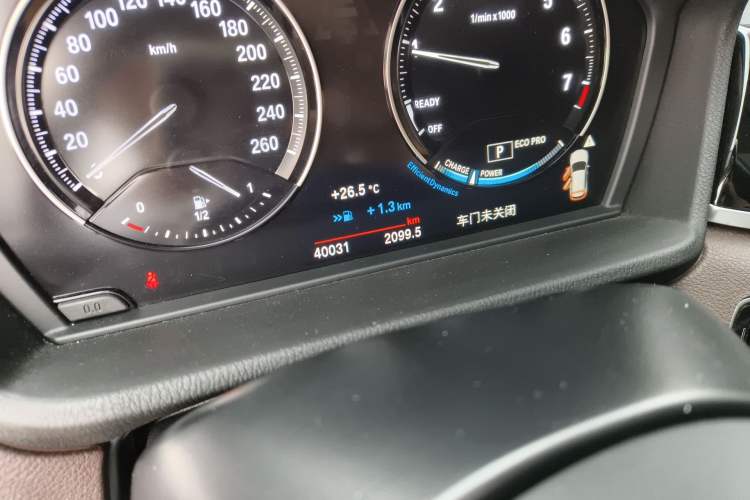 Used BMW X1 2021 sDrive20Li Premium Edition Odometer Close Up