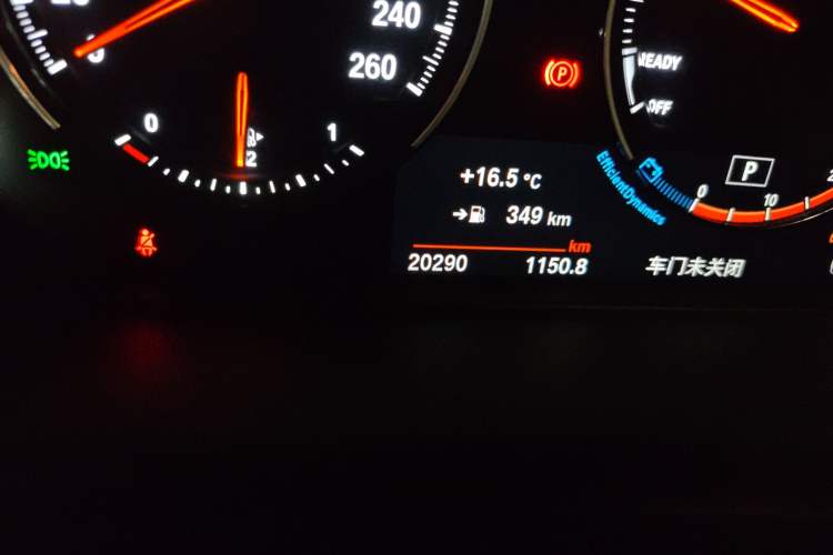 Used BMW X1 2021 sDrive20Li Premium Edition Odometer Close Up