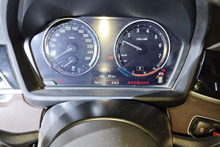Used BMW X1 2021 sDrive20Li Premium Edition Odometer Close Up