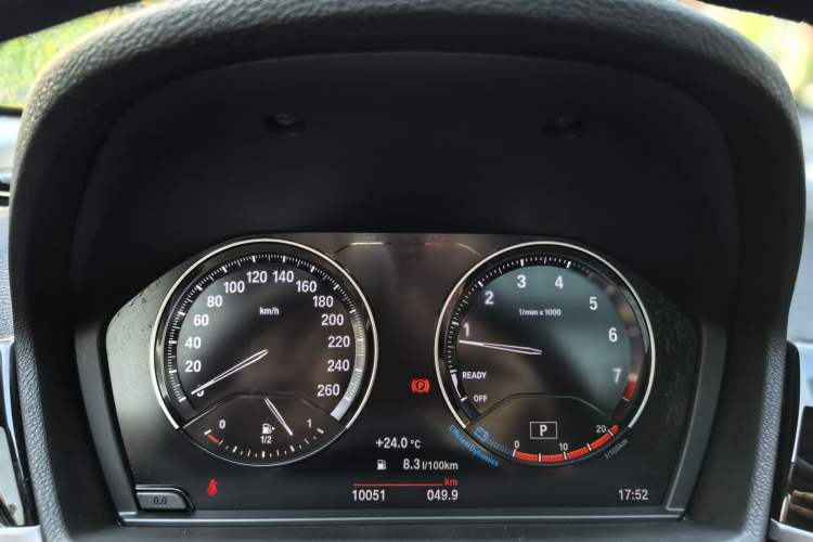 Used BMW X1 2021 sDrive25Li Leading Model Odometer Close Up