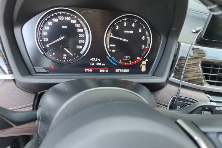 Used BMW X1 2021 xDrive25Li Luxury Model Odometer Close Up