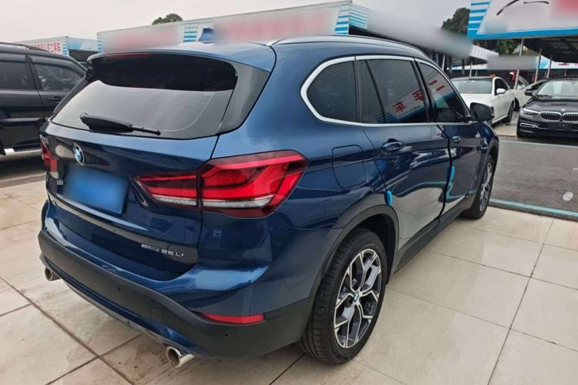 Used BMW X1 2021 Restyled sDrive25Li Leading Edition Rear Right 45 Deg