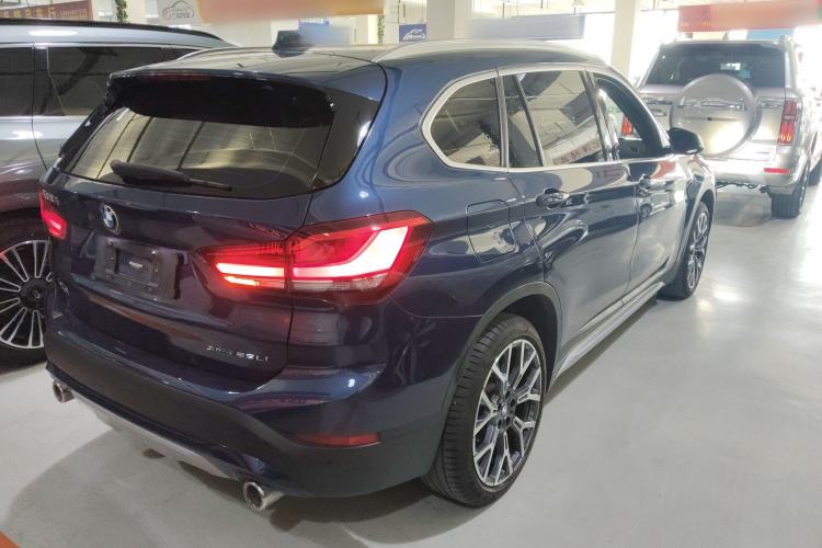 Used BMW X1 2021 xDrive25Li Luxury Model Rear Right 45 Deg