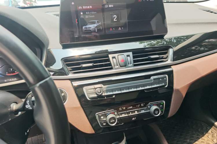 Used BMW X1 2021 sDrive25Li Leading Model Audio And AC Panel