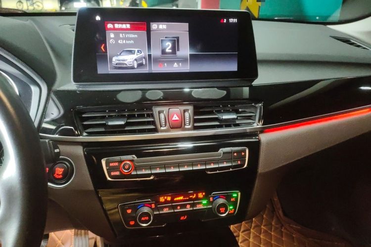Used BMW X1 2021 sDrive20Li Premium Edition Audio And AC Panel
