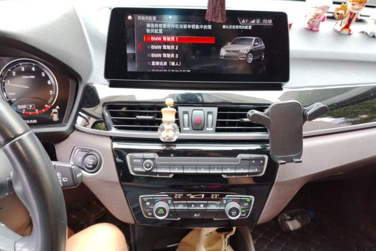 Used BMW X1 2021 sDrive25Li Leading Model Audio And AC Panel