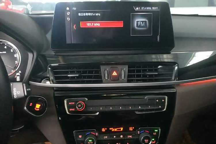 Used BMW X1 2021 sDrive25Li Leading Model Audio And AC Panel