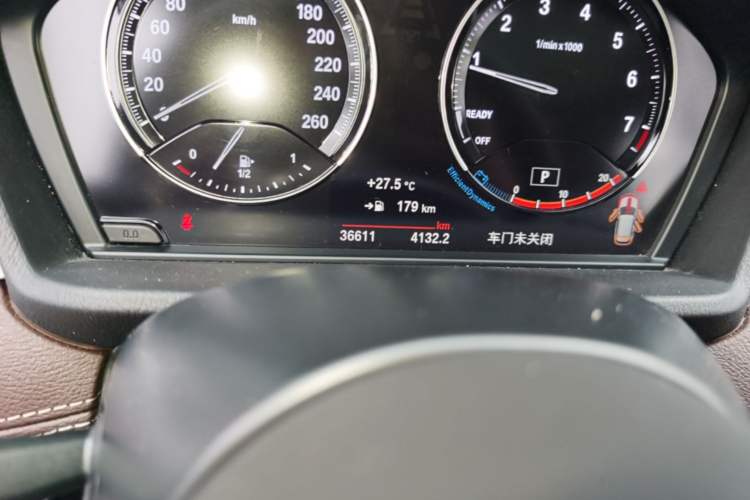 Used BMW X1 2021 Revised xDrive25Li Premium Edition Odometer Close Up