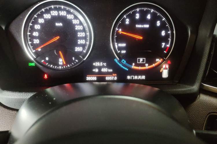 Used BMW X1 2021 sDrive20Li Premium Edition Odometer Close Up
