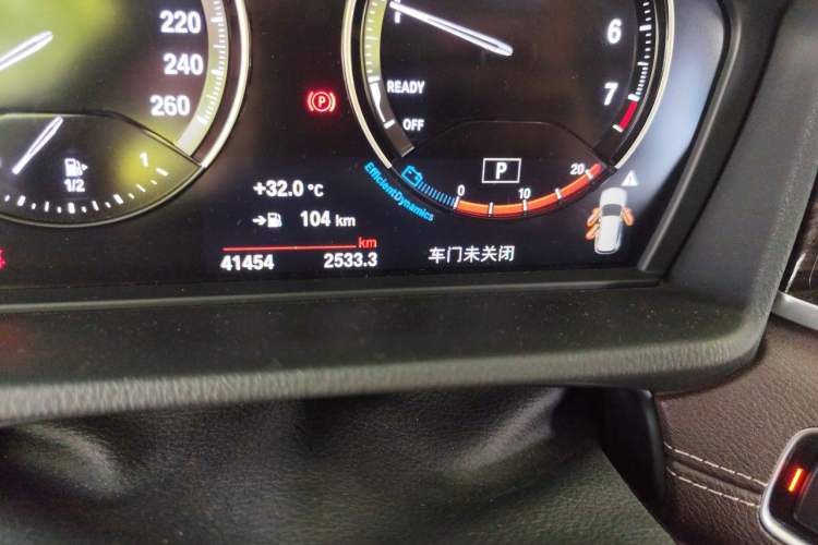 Used BMW X1 2021 xDrive25Li Luxury Model Odometer Close Up