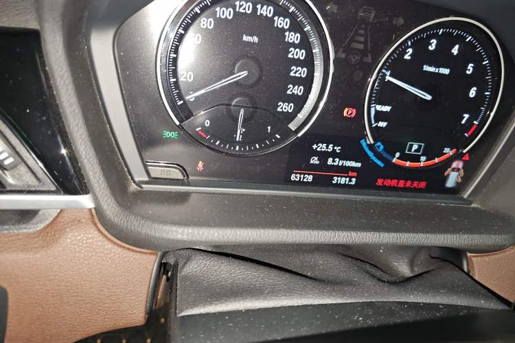 Used BMW X1 2021 sDrive20Li Premium Edition Odometer Close Up