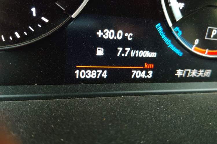Used BMW X1 2021 Restyled sDrive20Li Fashion Version Odometer Close Up