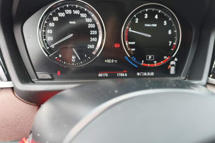 Used BMW X1 2021 sDrive20Li Premium Edition Odometer Close Up