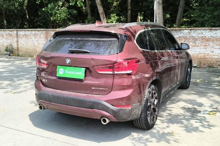 Used BMW X1 2021 Restyled sDrive25Li Leading Edition Rear Right 45 Deg