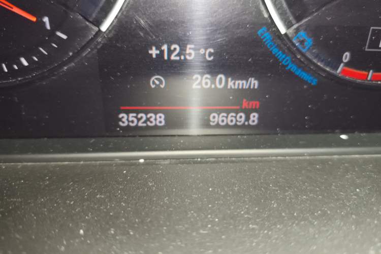 Used BMW X1 2021 xDrive25Li Luxury Model Odometer Close Up