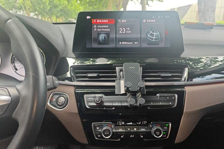 Used BMW X1 2021 sDrive25Li Leading Model Audio And AC Panel