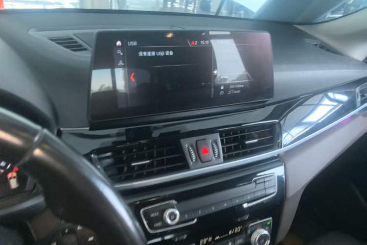 Used BMW X1 2021 sDrive25Li Leading Model Audio And AC Panel