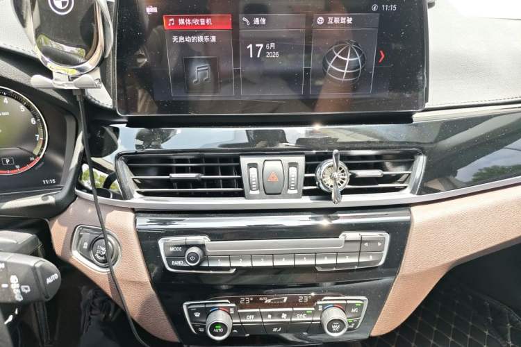 Used BMW X1 2021 sDrive25Li Leading Model Audio And AC Panel