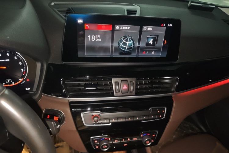 Used BMW X1 2021 sDrive25Li Leading Model Audio And AC Panel
