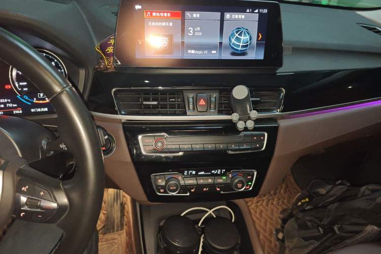 Used BMW X1 2021 sDrive25Li Leading Model Audio And AC Panel