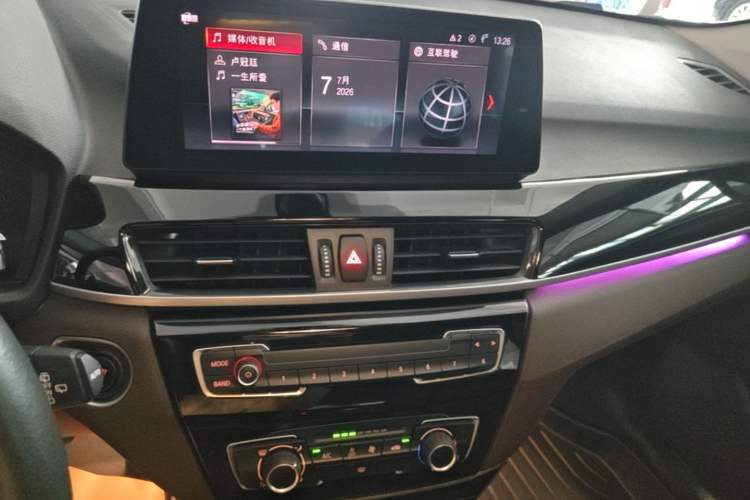 Used BMW X1 2021 Restyled sDrive20Li Fashion Version Audio And AC Panel