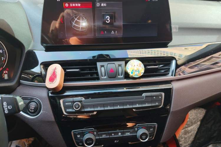 Used BMW X1 2021 sDrive25Li Leading Model Audio And AC Panel