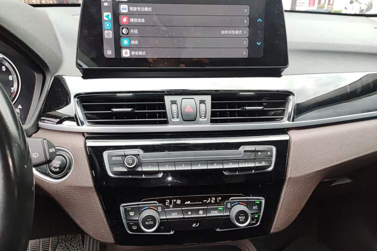 Used BMW X1 2021 sDrive25Li Leading Model Audio And AC Panel