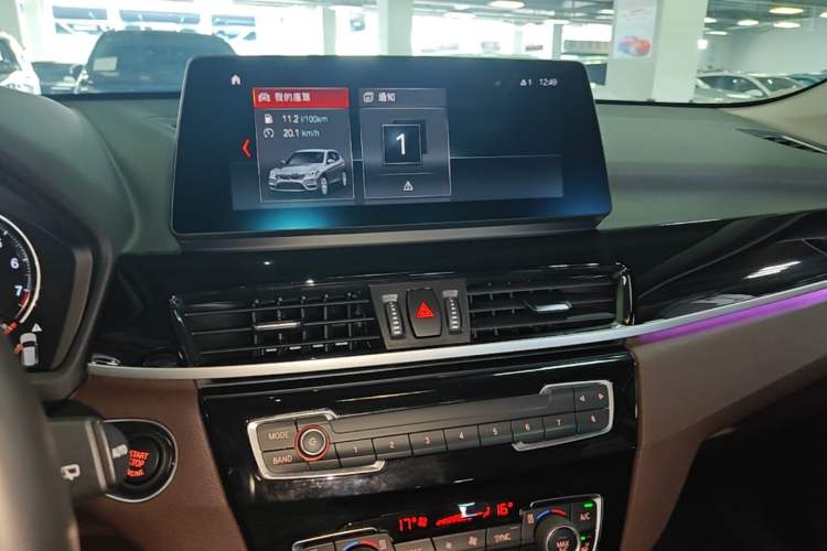 Used BMW X1 2021 sDrive20Li Premium Edition Audio And AC Panel