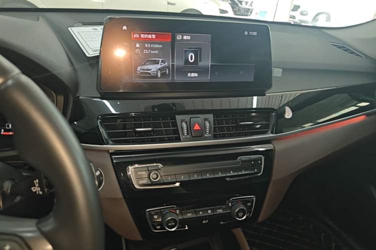 Used BMW X1 2021 Restyled sDrive25Li Leading Edition Audio And AC Panel