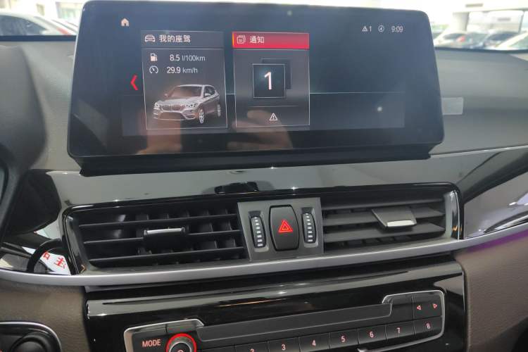 Used BMW X1 2021 Restyled sDrive25Li Leading Edition Audio And AC Panel