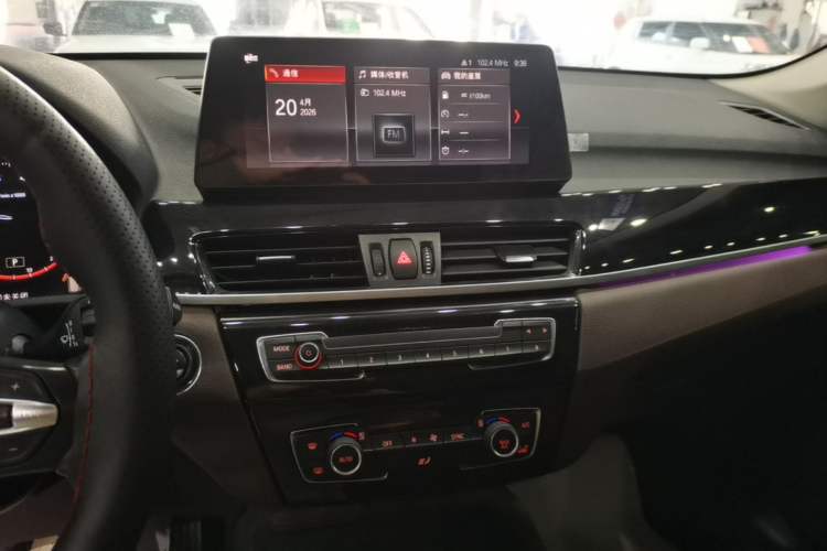 Used BMW X1 2021 sDrive25Li Leading Model Audio And AC Panel