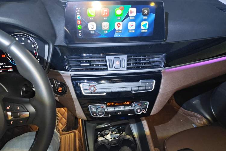 Used BMW X1 2021 sDrive25Li Leading Model Audio And AC Panel