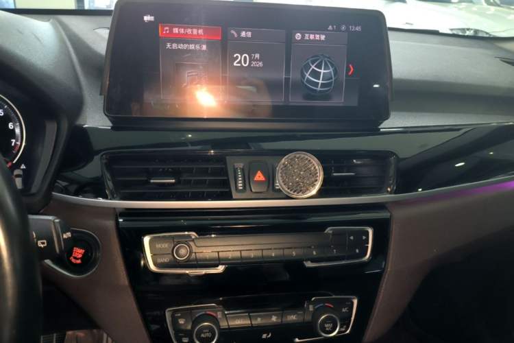 Used BMW X1 2021 Restyled sDrive25Li Leading Edition Audio And AC Panel