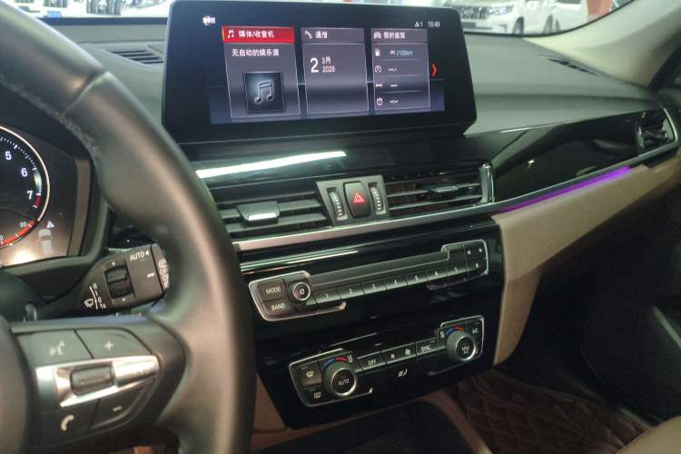 Used BMW X1 2021 sDrive25Li Leading Model Audio And AC Panel