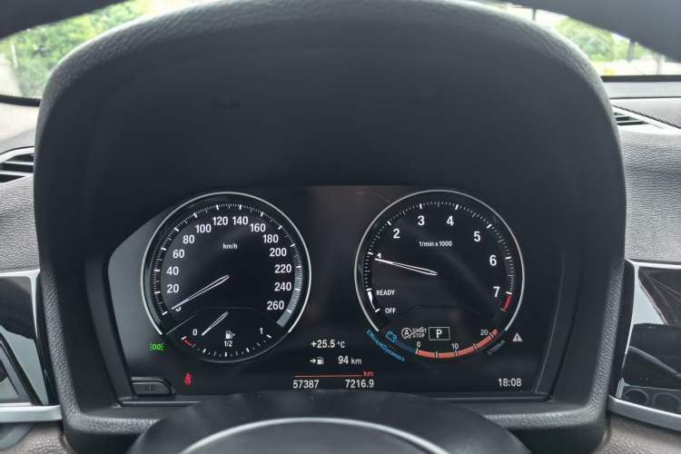 Used BMW X1 2021 sDrive20Li Premium Edition Odometer Close Up