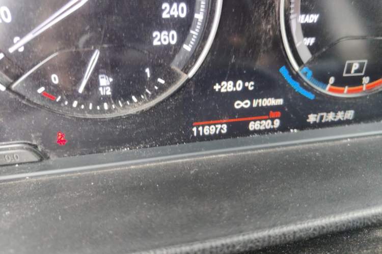 Used BMW X1 2021 xDrive25Li Luxury Model Odometer Close Up