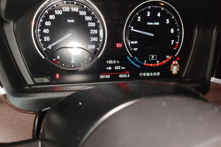 Used BMW X1 2021 sDrive20Li Premium Edition Odometer Close Up