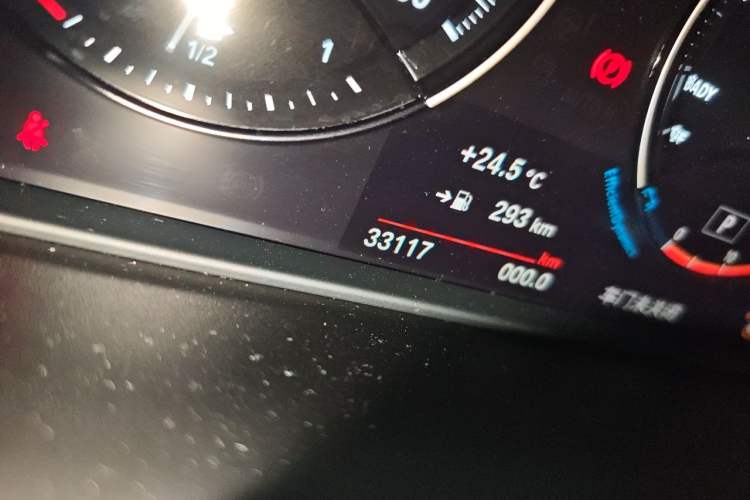 Used BMW X1 2021 xDrive25Li Luxury Model Odometer Close Up