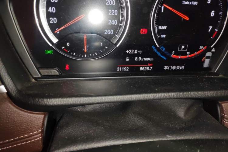 Used BMW X1 2021 Revised xDrive25Li Premium Edition Odometer Close Up