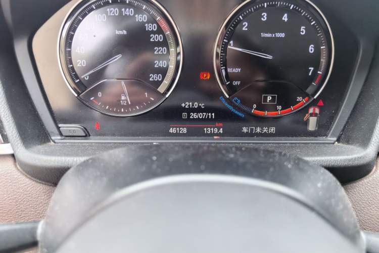 Used BMW X1 2021 sDrive20Li Premium Edition Odometer Close Up