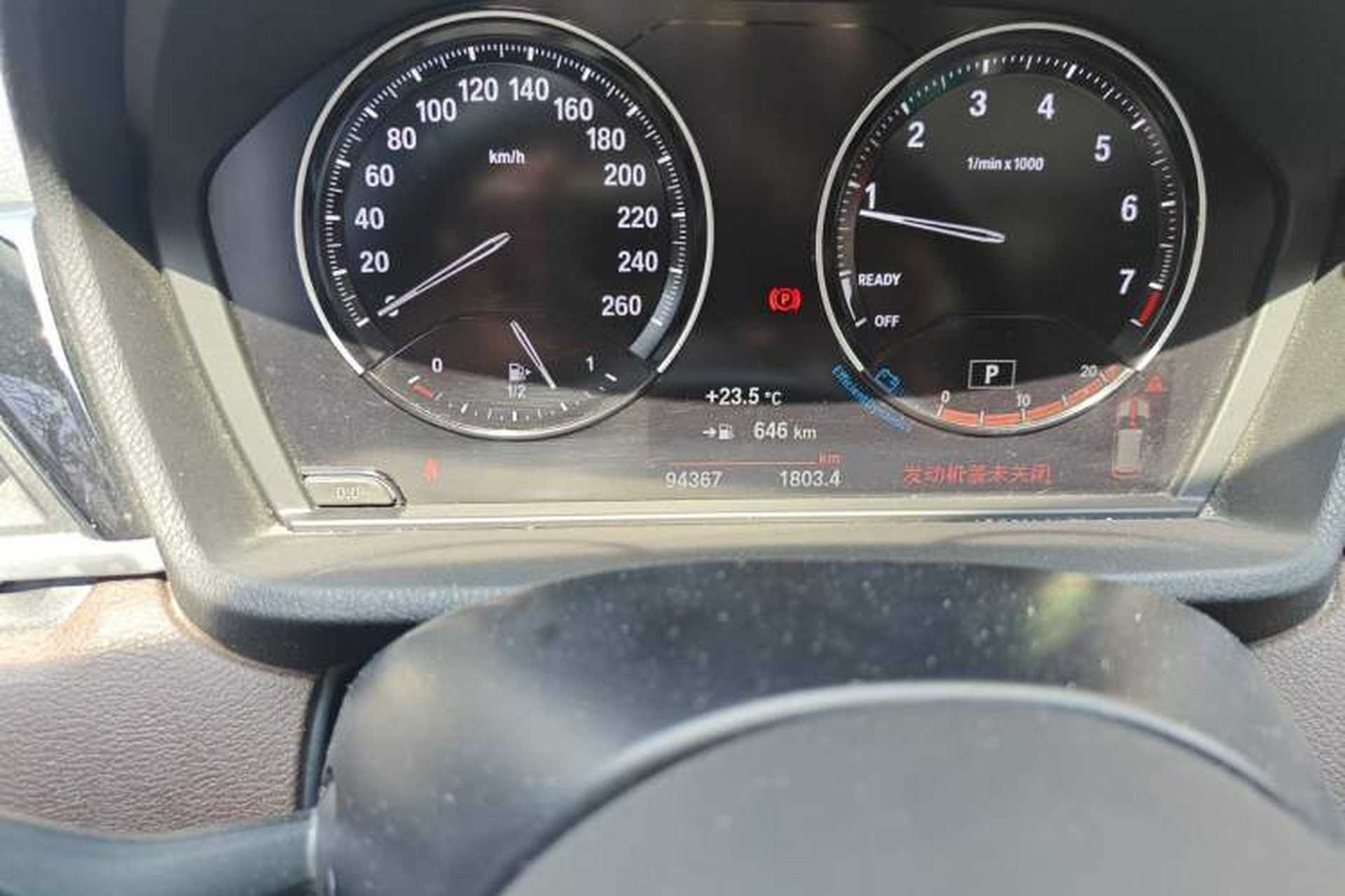Used BMW X1 2021 Restyled sDrive25Li Leading Edition Odometer Close Up