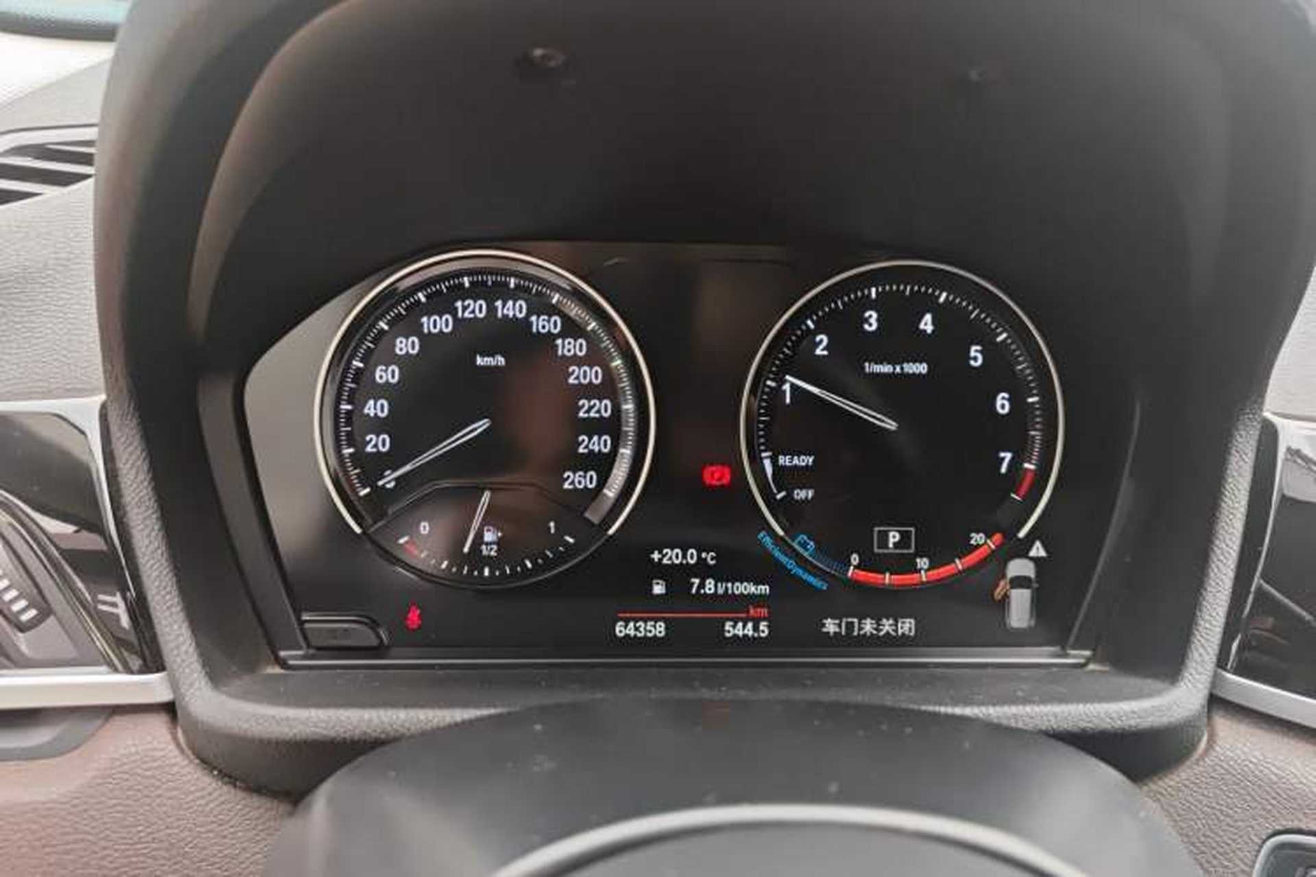 Used BMW X1 2021 sDrive25Li Leading Model Odometer Close Up