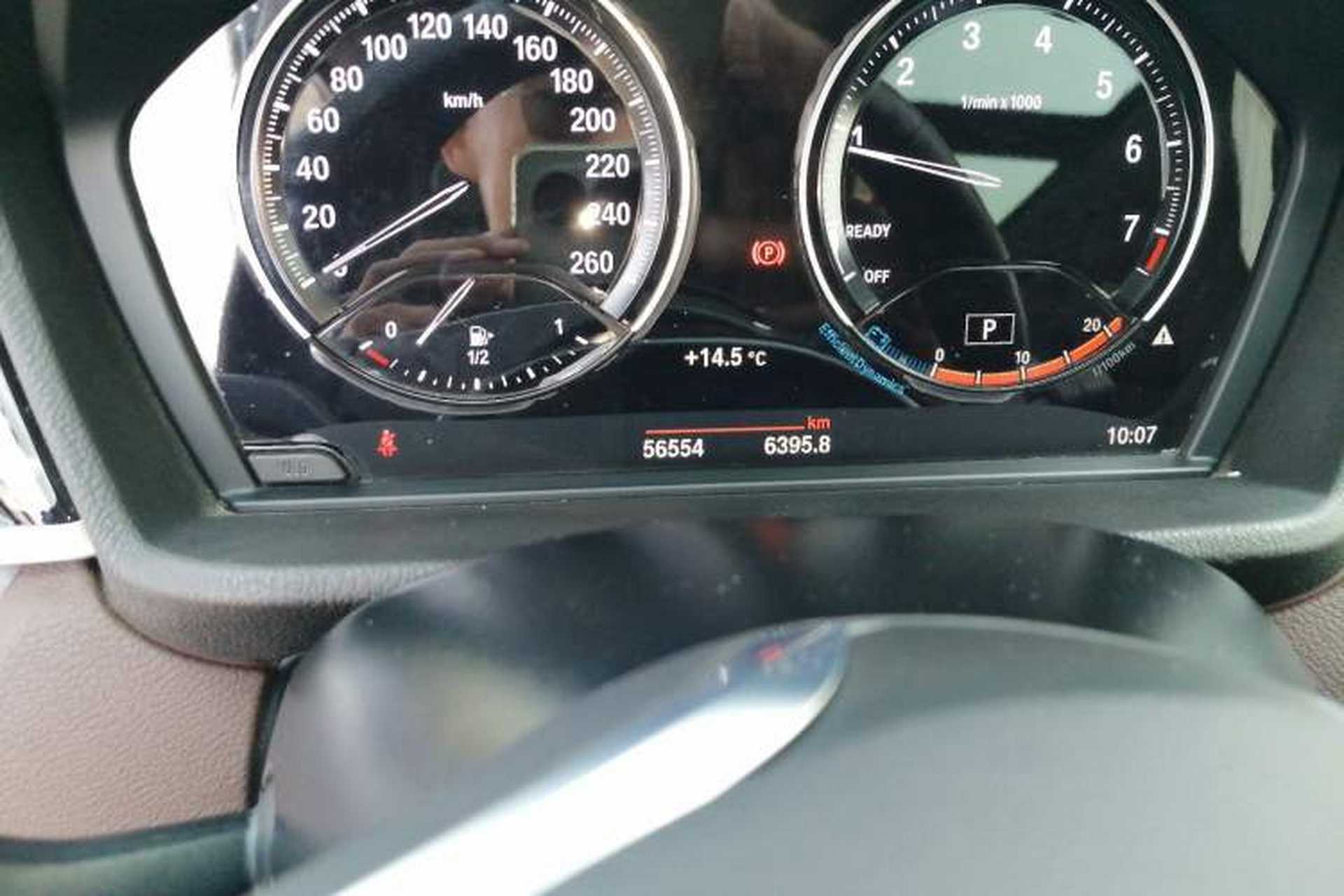 Used BMW X1 2021 sDrive20Li Fashion Model Odometer Close Up