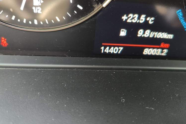 Used BMW X1 2021 xDrive25Li Luxury Model Odometer Close Up