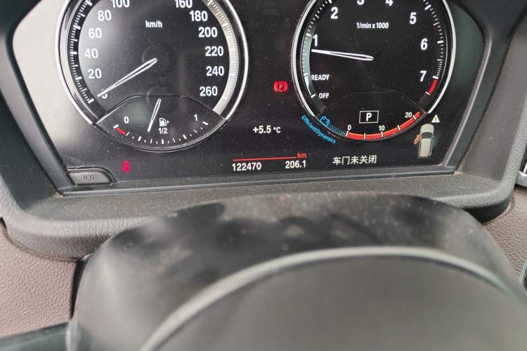 Used BMW X1 2021 sDrive25Li Leading Model Odometer Close Up