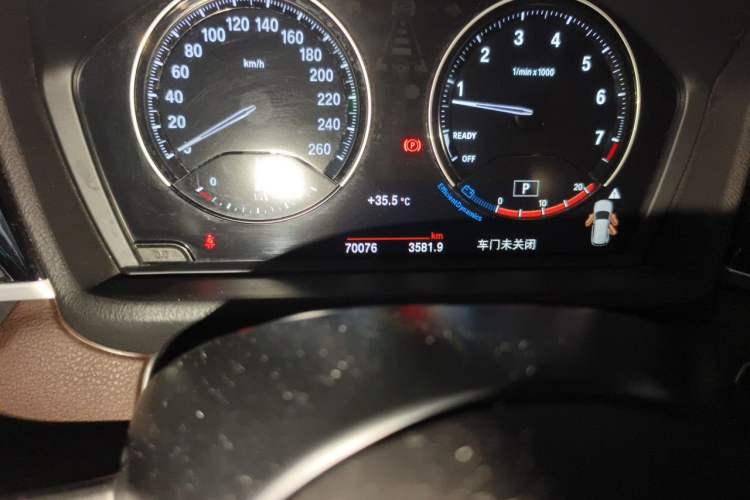 Used BMW X1 2021 sDrive25Li Leading Model Odometer Close Up