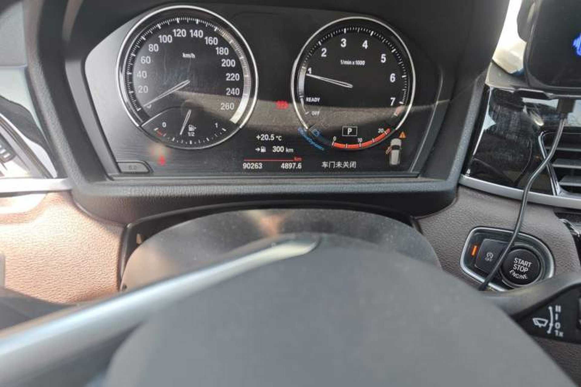 Used BMW X1 2021 sDrive20Li Fashion Model Odometer Close Up