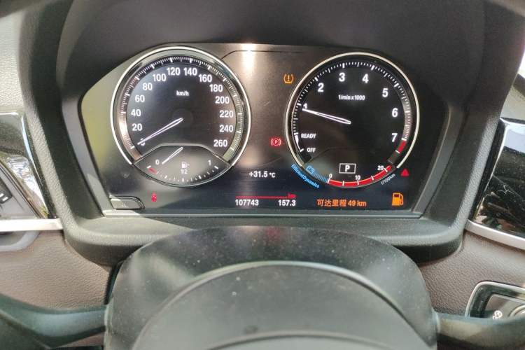 Used BMW X1 2021 sDrive20Li Premium Edition Odometer Close Up