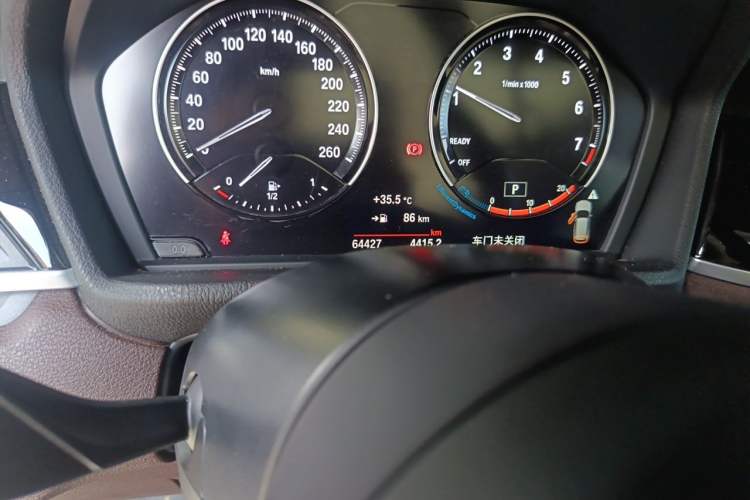 Used BMW X1 2021 sDrive20Li Premium Edition Odometer Close Up