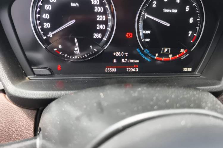 Used BMW X1 2021 Restyled sDrive20Li Premium Edition Odometer Close Up